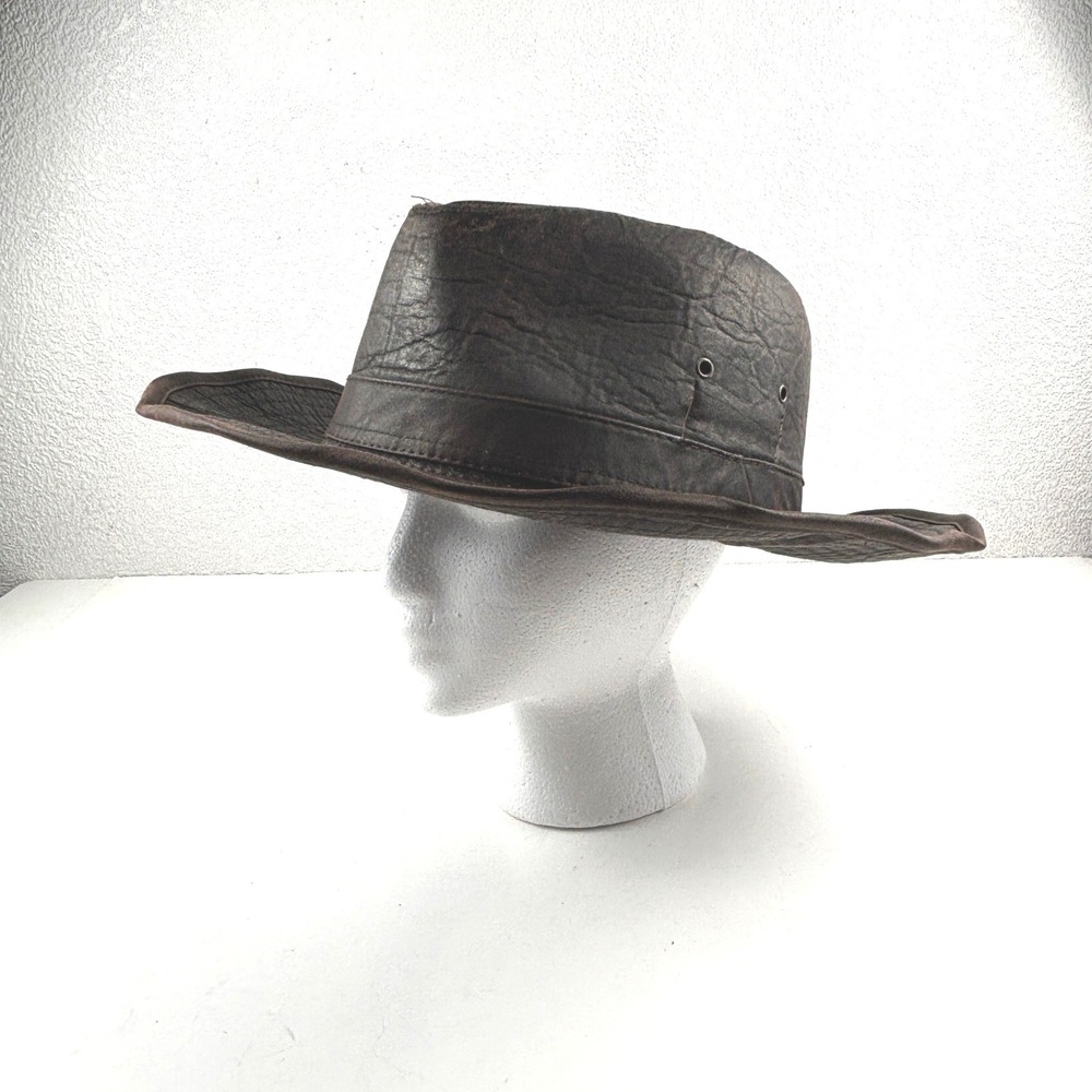 Gold Coast Sunwear Outback Safari‎ Hat Mens OS Brown Weathered Cotton